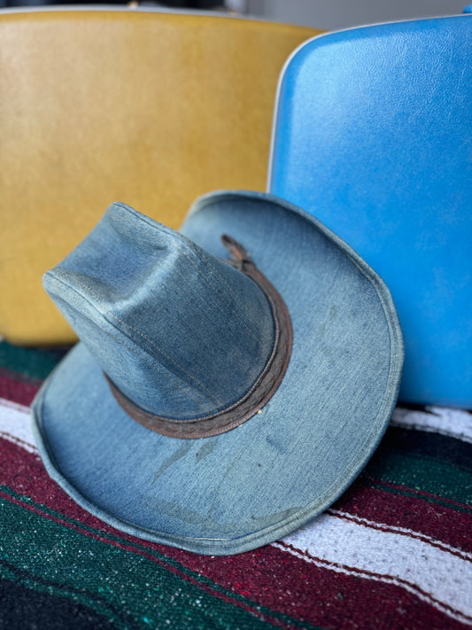 The Denim Cowboy Hat